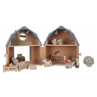LITTLE DUTCH - Domeček pro panenky dřevěný přenosný Farma