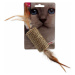 Hračka Magic Cat váleček mořská tráva s peříčky 19cm