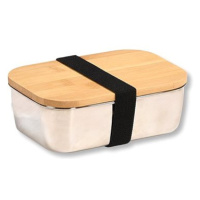 Kesper Obědový box nerez/bambus 17,5 × 6,5 × 12,4 cm