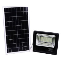 LED Stmívatelný solární reflektor LED/40W/10V 4000K IP65 + dálkové ovládání