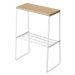 Yamazaki Odkládací stolek Tosca 4382, kov/dřevo, bílý