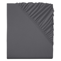 LIVARNO home Žerzejové napínací prostěradlo, 90–100 x 200 cm (šedá)
