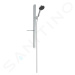 Hansgrohe 27672000 - Sada sprchové hlavice 130, 3jet, tyče 900 mm a hadice, EcoSmart, chrom