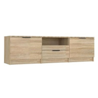 Shumee TV skříňka dub sonoma 140 × 35 × 40 cm kompozitní dřevo