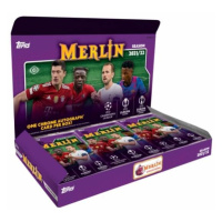 2021-2022 Topps UEFA Champions League Merlin Chrome Hobby Box - fotbalové karty