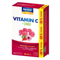 Revital Vitamin C + zinek + echinacea + šípek 45 tablet