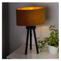 - Stolní lampa OVAL 1xE27/15W/230V pr. 30 cm hnědá