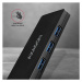 AXAGON HUE-G1A, 4x USB 3.2 Gen 1 SLIM hub, kabel Type-A 14cm napevno