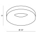 Azzardo AZ2946 stropní svítidlo Ring LED 3000K nikl satén