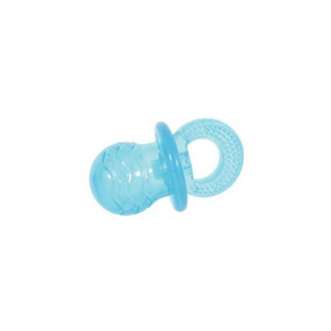 Hračka pes dudlík TPR pop pacifier 10cm Tyrkys Zolux