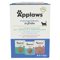 Applaws Cat PB Mix Pack ryba 12× 70 g