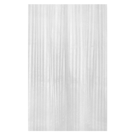 Sprchový závěs 180x200cm, polyester, bílá ZP001 AQUALINE