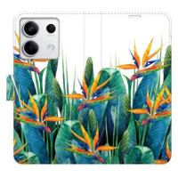 iSaprio flip pouzdro Exotic Flowers 02 pro Xiaomi Redmi Note 13 5G