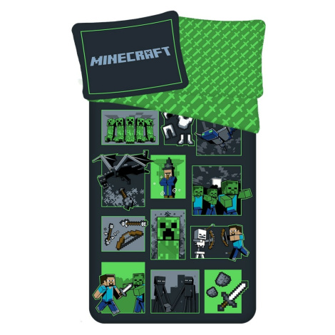 Jerry Fabrics Bavlněné povlečení Minecraft Survival Mode