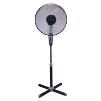 Stojanový ventilátor BEPER / O 40cm / 3 rychlosti / oscilace / osvětlení / 35 W / černá Varianta