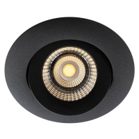 The Light Group SLC One 360° LED vestavné světlo stmívatelné až teplé černé