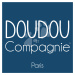Plyšový jednorožec Unicorn Lucie la Licorne Doudou et Compagnie zlato-růžový 22 cm v dárkovém ba