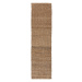 Flair Rugs koberce Běhoun Chunky Jute Sol Natural - 60x230 cm