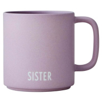 Fialový porcelánový hrnek 175 ml Sister – Design Letters