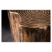 LuxD Designový odkládací stolek Malia Organic zlatý