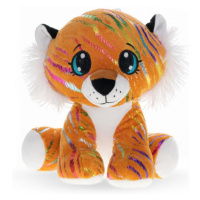 Tiger Star Sparkle plyšový oranžový 16cm sedící