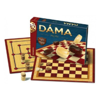 Dáma + mlýn společenská hra v krabici 33x23x4cm