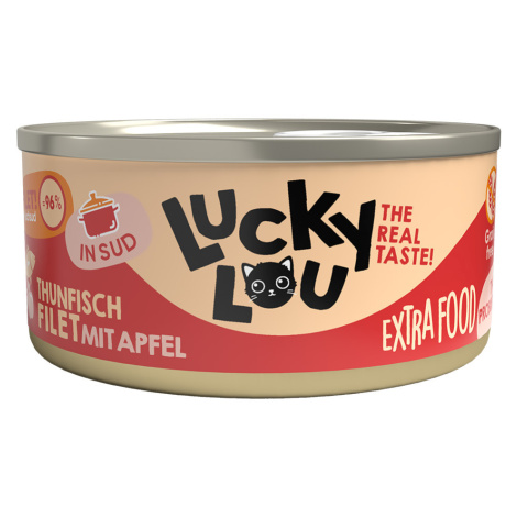 Lucky Lou Extrafood Filet ve vývaru 18 x 70 g - tuňák s jablky