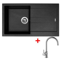 Sinks Amanda 860 Metalblack + Vitalia