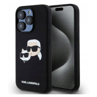 Pouzdro Karl Lagerfeld Silicone Magsafe Pro Iphone 15 Pro Max Černé