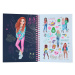 Top model, 3497670, Neon doodle book, kreativní omalovánky se samolepkami a pery