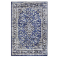 Kusový koberec Asya 106039 Dark blue, Cream 200x290 cm