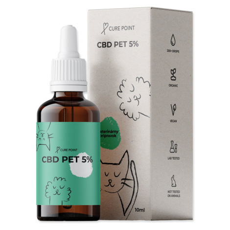 CURE POINT Olej CBD PET 5% 10ml