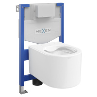 MEXEN/S WC předstěnová instalační sada Fenix XS-F s mísou WC Sofia, bílá 6803354XX00