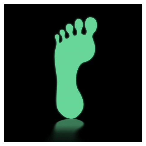 Samolepící protiskluzové fotoluminiscenční stopy Samolepící protiskluzová fotoluminiscenční levá