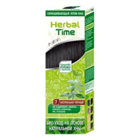 HERBAL TIME Henna přírodní barva na vlasy 7 Černá 75 ml