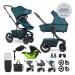 EASYWALKER - Kočárek kombinovaný Harvey? Premium Jade Green XXL AIR + KIDDY Evoluna i-size 2