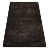 Dywany Lusczow Kusový koberec SHAGGY MICRO hnědý