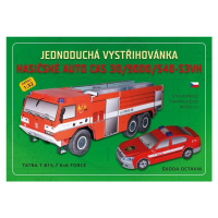 Hasičské auto CAS 30/9000/540-S3VH - Jednoduchá vystřihovánka