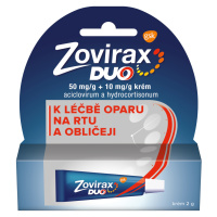 ZOVIRAX Duo 50 mg/g+10 mg/g krém na opary 2 g