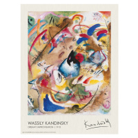 Plakát, Obraz - Dreamy Improvisation (1913), Wassily Kandinsky, 45 × 60 cm