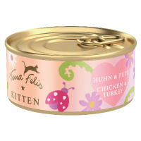 Terra Felis Kitten 18 × 70 g - kuřecí a krůtí