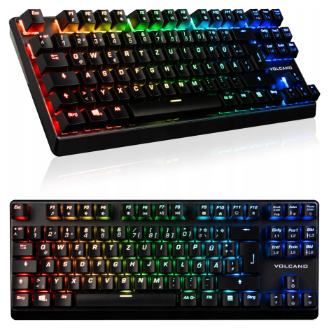 Mechanická Klávesnice Tichá Tlačítka Hnědá Modecom Lanparty Rgb