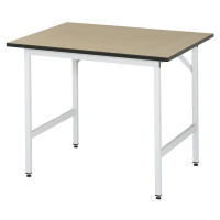 RAU Pracovní stůl, výškově přestavitelný, 800 - 850 mm, deska z MDF, š x h 1000 x 800 mm, světle