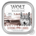 Wolf of Wilderness Adult 6 x 150 g vanička - Strong Lands - vepřové