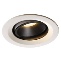 SLV BIG WHITE NUMINOS MOVE DL M vnitřní LED zápustné stropní svítidlo bílá/černá 3000 K 40° otoč