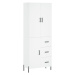 vidaXL Skříň highboard bílá 69,5 x 34 x 180 cm kompozitní dřevo