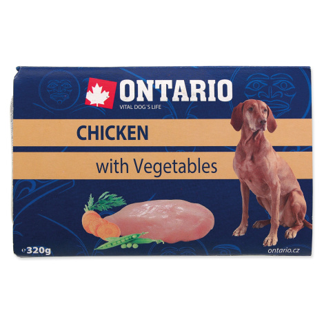 Ontario Kuřecí se zeleninou vanička 320 g