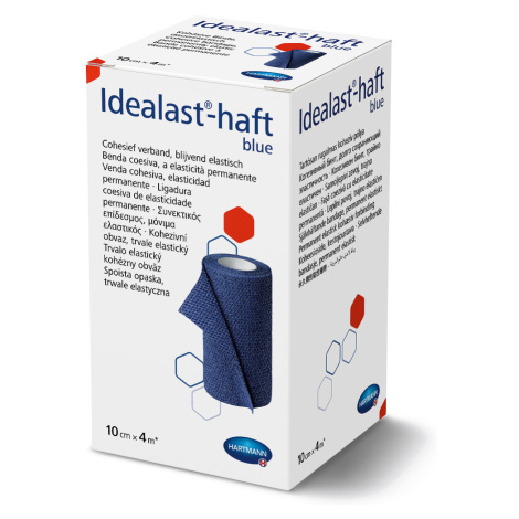 Hartmann Idealast-haft color 10 cm x 4 m obinadlo elastické modré