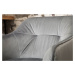 LuxD Designová barová židle Giuliana, stříbrný samet