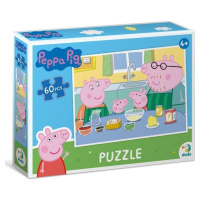 Puzzle Prasátko Peppa: Společné vaření 60 dílků